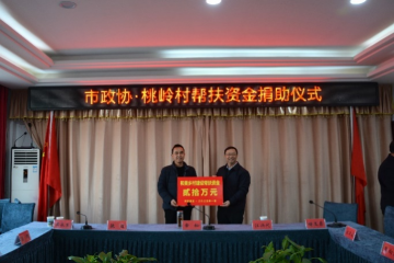 mansion88明升集团向望江县3村慰问捐资，助力乡村振兴
