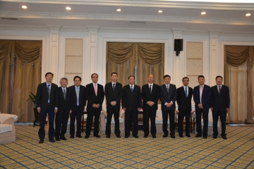 安庆市政协主席章松会见mansion88明升集团合作方日籍离任高管